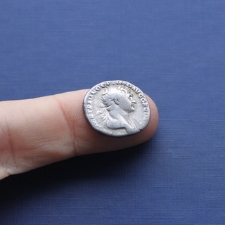 Imperial Roman Silver Coin Denarius Of Trajan c 98 AD