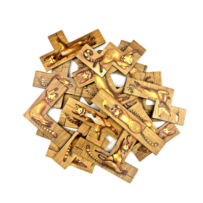 2019 The Isle of Cats Board Game TCOK601 Replacement Pieces 17 ORANGE Cat Tiles