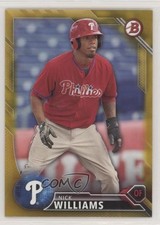 2016 Bowman Prospects Gold 9/50 Nick Williams #BP105 3y0