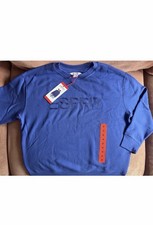 Esprit UNISEX Logo Fleece Crewneck Blue Viral 80's Vintage Medium Costco