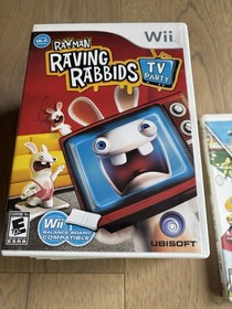 Nintendo Wii TESTED Console Bundle 2 Controllers, 8 Games, Cords, HDMI Converter