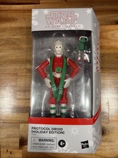 Star Wars  The Black Series Protocol Droid  Holiday Edition  Action Figure