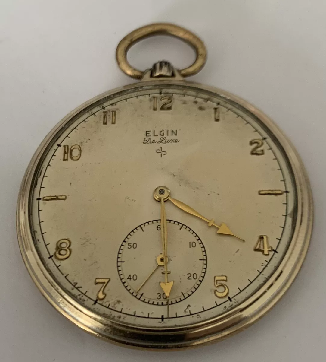 Elgin deluxe pocket clearance watch
