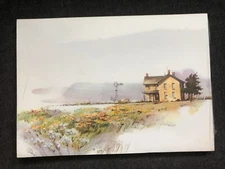 Sweet HALLMARK 20 Line Droppers Card nos unopened SEALED Farm House Scene