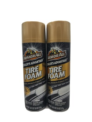 #ad Armor All Detailer tire foam 50% more 1 lb 2 oz NEW 2 Pack $28.99