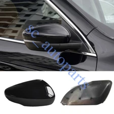 Side Mirror Cover 2020-2021 For Ford Escape Right Black With Turn Signal Hole h