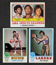 1973/74 Topps Basketball Lot 3 Cards Pat Riley