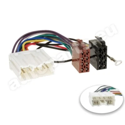 Câble Adaptateur ISO Pour Autoradio Stéréo Pour MITSUBISHI LANCER De 1996 - Photo 1/4