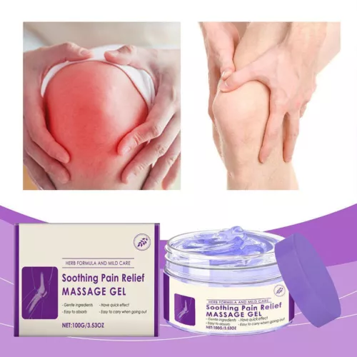 Kresin Joint Pain Gel Purple Gel, Kresin Soothing Pain Massage Gel Neck 100g 1-5 - Picture 3 of 17