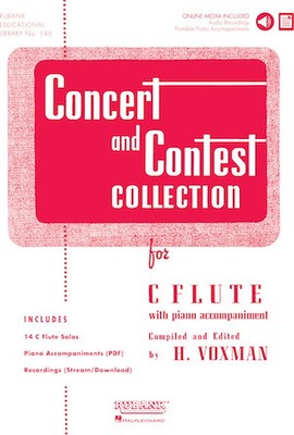Concert and Contest Collection for C Flute - Solo Book with Online Media