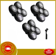 3 pcs Blades Refills Compatible with Freebird Head Shaver + 1 Cleaning Brush, Si