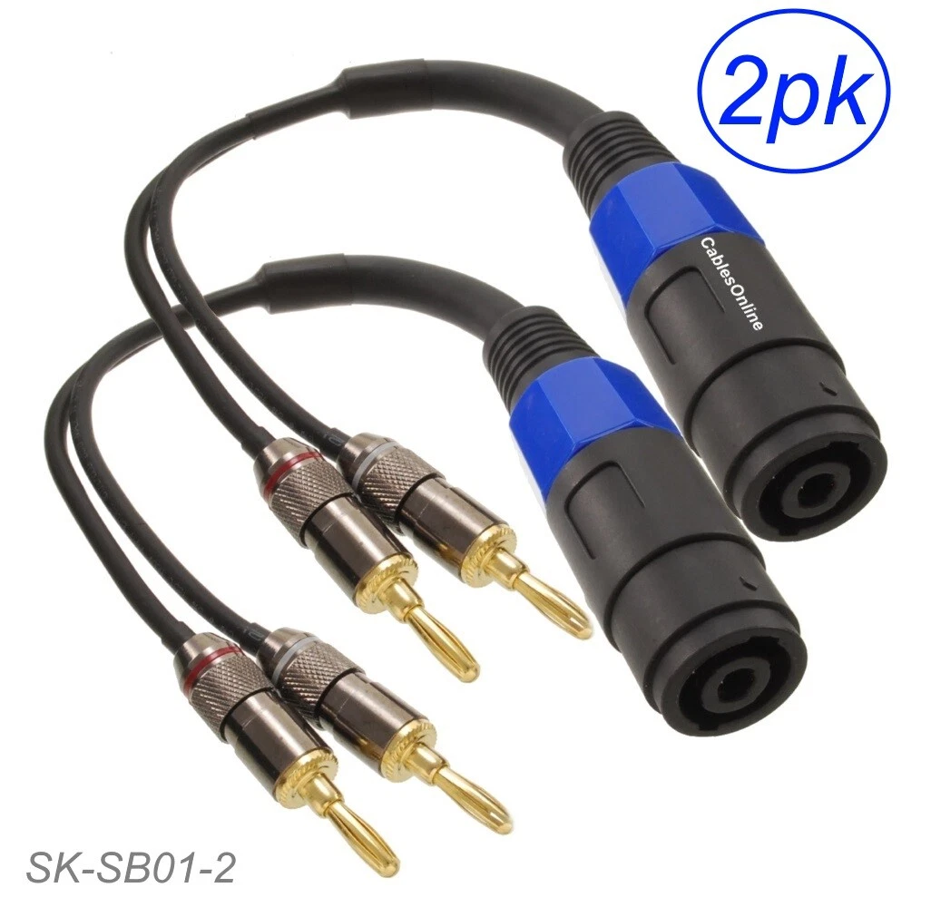 Short speakon best sale cable