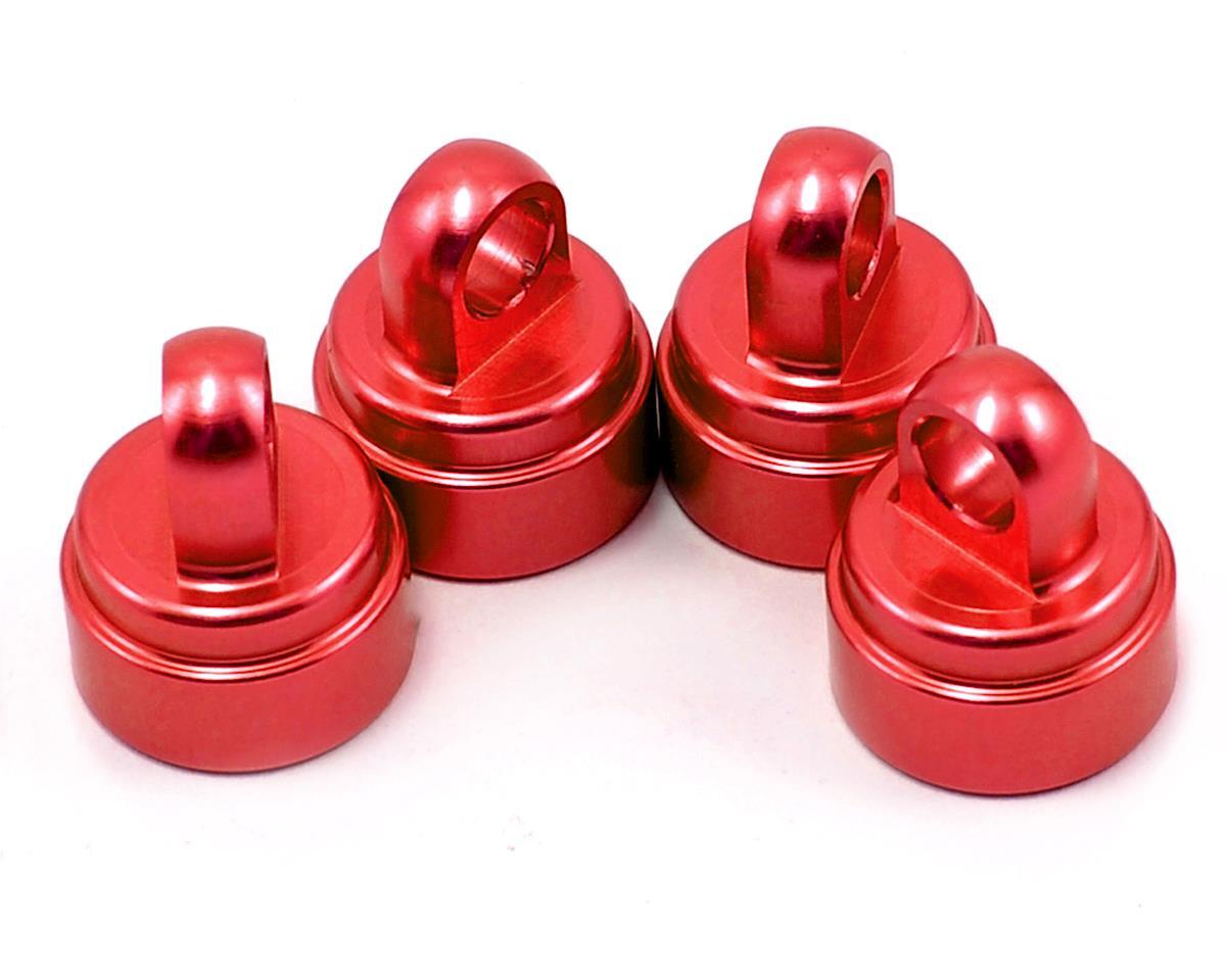 STRC Silver Anodized Aluminum Shock Caps ST3767S For Traxxas