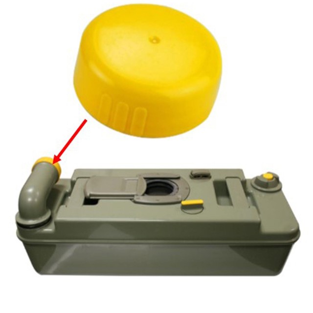 Thetford Toilet Cassette Screw Dump Cap Yellow 1638478 Still for sale