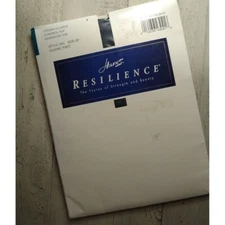 HANES Resilience EF Classic Navy Pantyhose Hosiery Strong Sheer Control Top