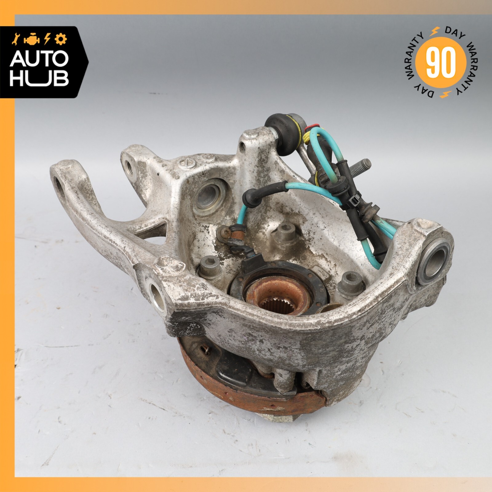 06-10 Maserati GranTurismo M145 Rear Right Side Spindle Knuckle Hub OEM