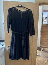 Betty Jackson Black Dress.  Size 20 Black Lace Dress