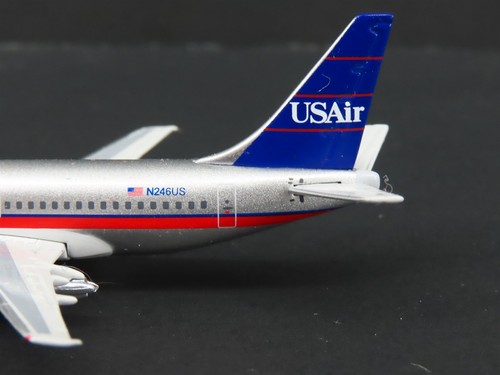Aeroclassics 1:400 US Air Boeing 737-200 N246US Polished Metal ACN246US - Picture 3 of 5