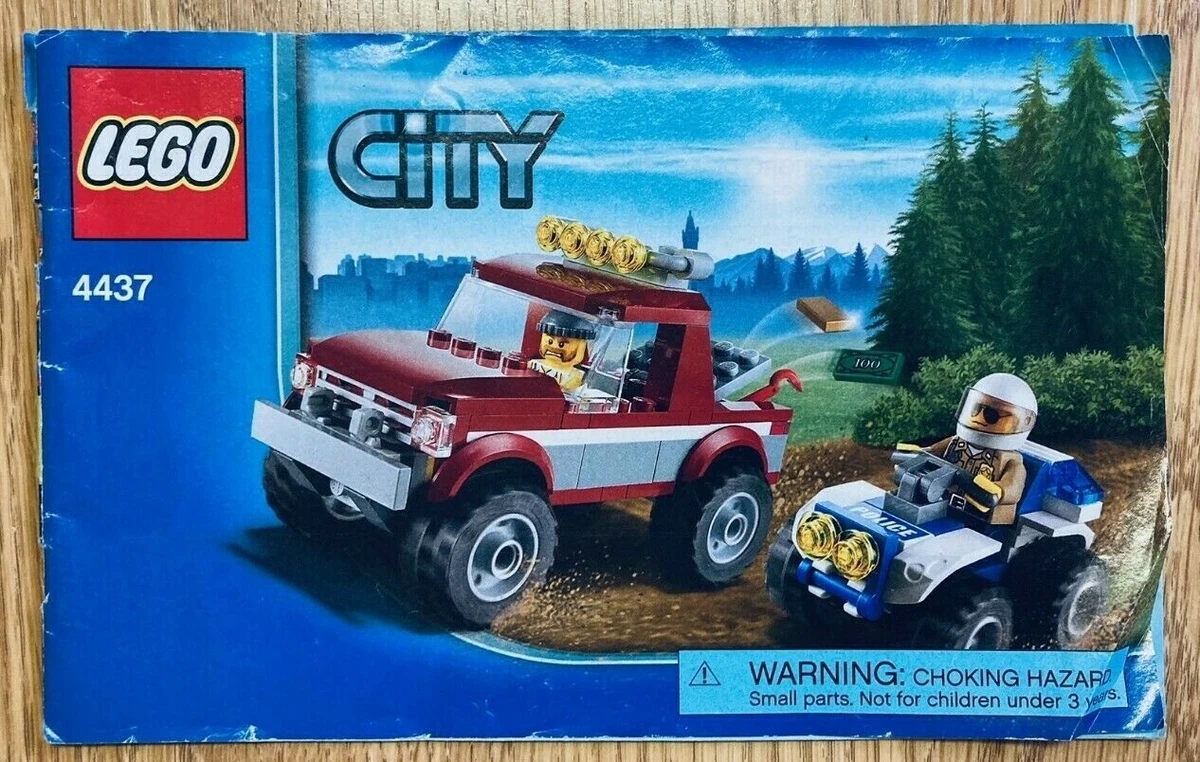 LEGO 4437 City Police Pursuit 100 Complete ALL MINIFIGURES and