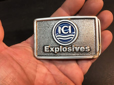 ICI Explosives Mine Company belt buckle 3in Size