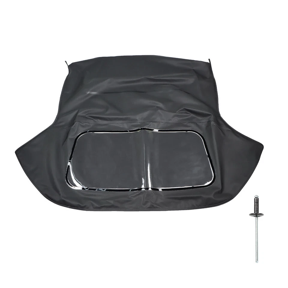 Black Convertible Soft Top Fit For Volkswagen VW Golf 1995 1996 1997-2001 Cabrio - Изображение 2 из 4