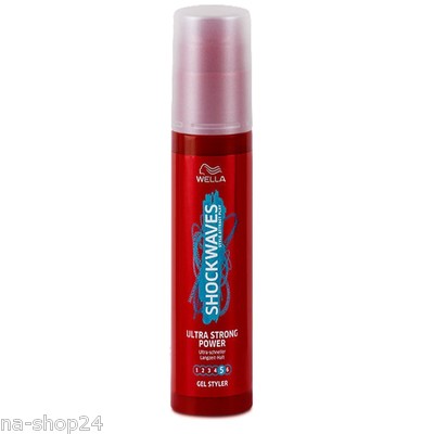 100 ml WELLA SHOCKWAVES Ultra Strong POWER GEL Styler *NEW shock wave
