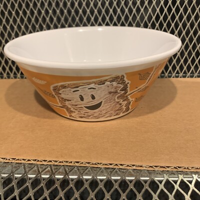 Mini FROSTED MINI-WHEATS ~ Kellogg s Cereal Bowl ~ NEW ~ Glow in the Dark 2016