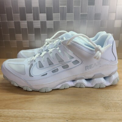 Nike Reax 8 TR Mesh Leather Triple White Pure Platinum 621716-102