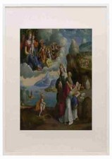 Garofalo The Vision of Saint Augustine A3 A4 Framed Print Picture