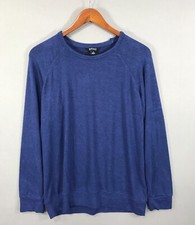 Buffalo David Bitton Sweater Women's Medium Blue Pullover Super Soft Long Sleeve