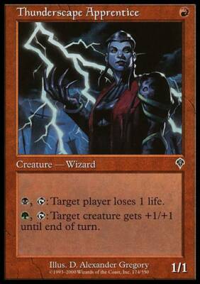 Thunderscape Apprentice x4 - Invasion - NM-Mint, English - Invasion
