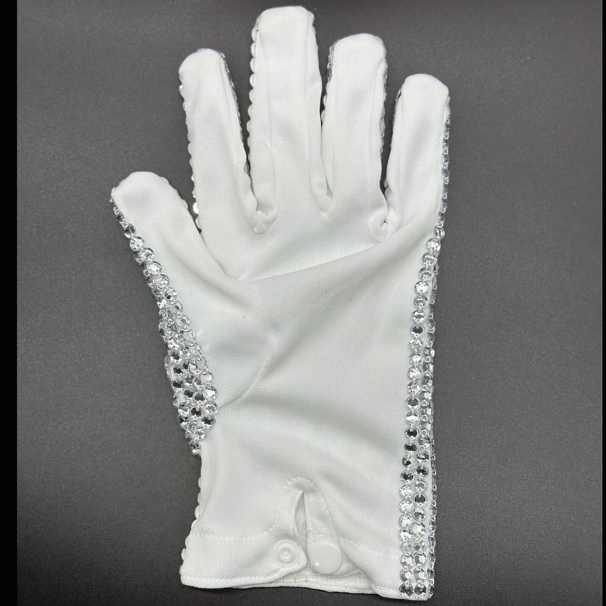 マイケルジャクソン クリスタル Rare Show Michael Jackson Glove in Both Side Rhinestone
