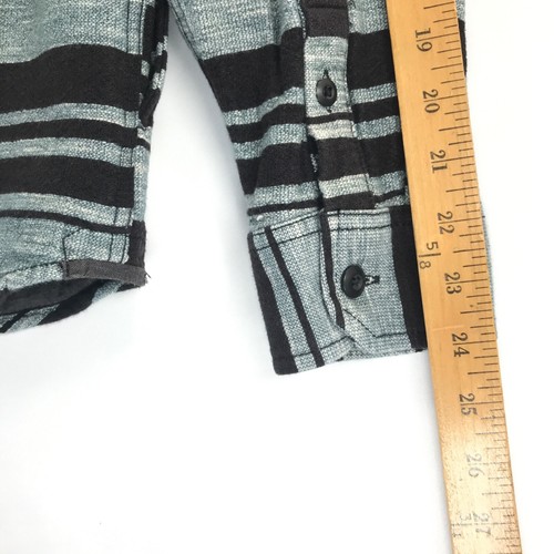 Sudadera con capucha forrada Vans Baja con botones para hombre S azul negro algodón 4 bolsillos manga larga - Imagen 8 de 9