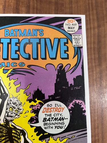 Detective Comics #469, DC 1977, 1ª Aparición Doctor Phosphorus, Buen Estado - Imagen 5 de 7