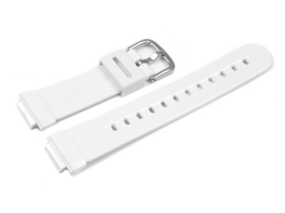 Bracelet Résine Blanc Casio Pour Montre GST-210B - Bracelet De Rechange Officiel, Couleur Blanc
