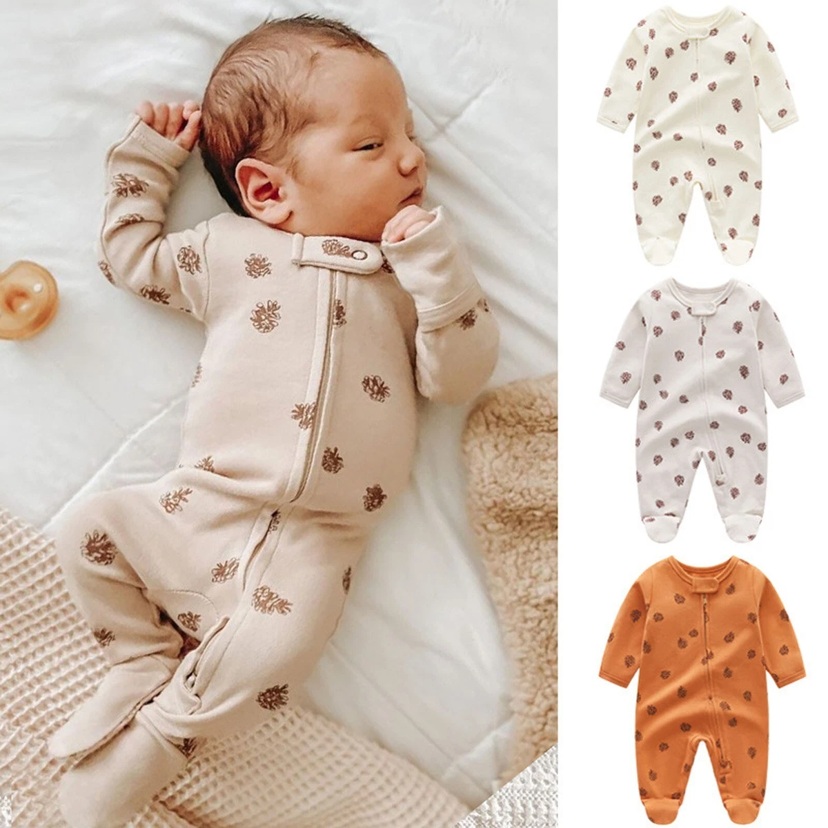 Baby romper hotsell with feet