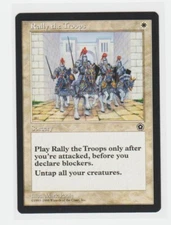 Magic the Gathering ~ MTG ~ 1x Rally the Troops ~ PORTAL II ~ M/NM