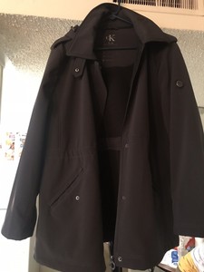 calvin klein water resistant coat