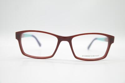 Prodesign Denmark 1753 Braun Blau Eckig Brille Brillengestell eyeglasses Neu