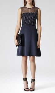 reiss navy dress