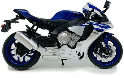 DOYUSHA Diecast Motorcycle 1/12 YAMAHA YZF-R1 Blue w/ Tracking NEW