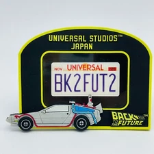 BACK TO THE FUTURE DELOREAN BK2FUT2 Mini Photo Frame UNIVERSAL STUDIOS JAPAN