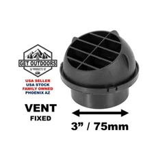2 PACK - Diesel Parking Heater Boat RV - 3" Outlet Vent 75mm - Fixed - HCALORY