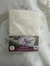 6 Brand New Kangacare Newborn Prefold Diapers