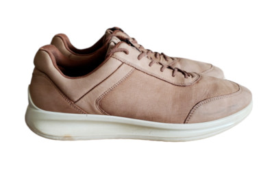 Men s Ecco Aquet Tie Oxford Shoes Size 9 EU 43 Beige Shoes Sneakers