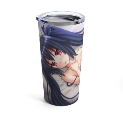 Hyperdimension Neptunia Noire Black Heart Game Tumbler Cup Stainless Steel 20Oz 