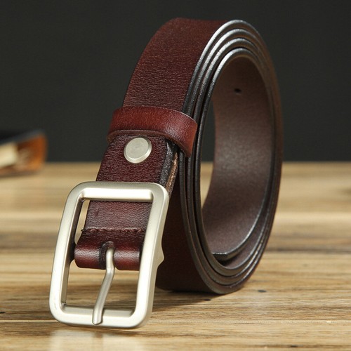Kids Boys Faux Leather Single Prong Buckle Belt for Jeans School Uniform - Picture 8 of 13
