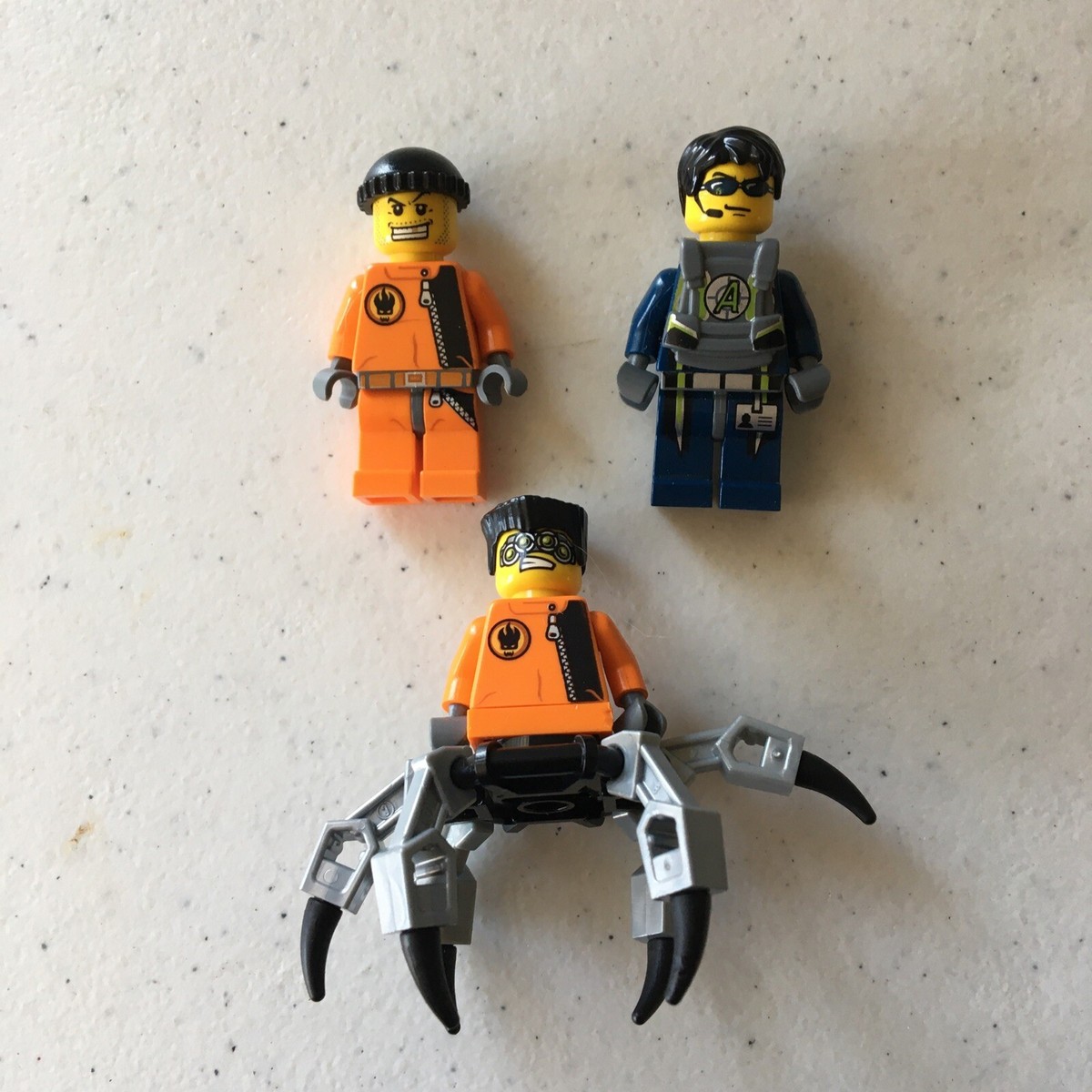 LEGO 8634 Agents Spy Clops CHASE HENCHMAN Minfigure AGT015 AGT001