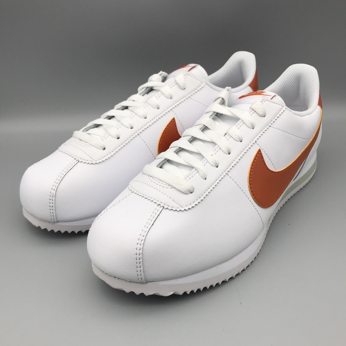 Nike Cortez Men's Shoes ★ DM4044-102 Nike Cortez Shoes White Campfire Orange DM4044-102 Men's US