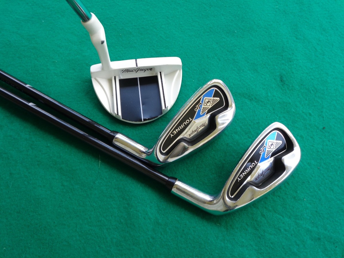 Junior Jr MacGregor MT Tourney Golf Club Set Irons & Putter Kids